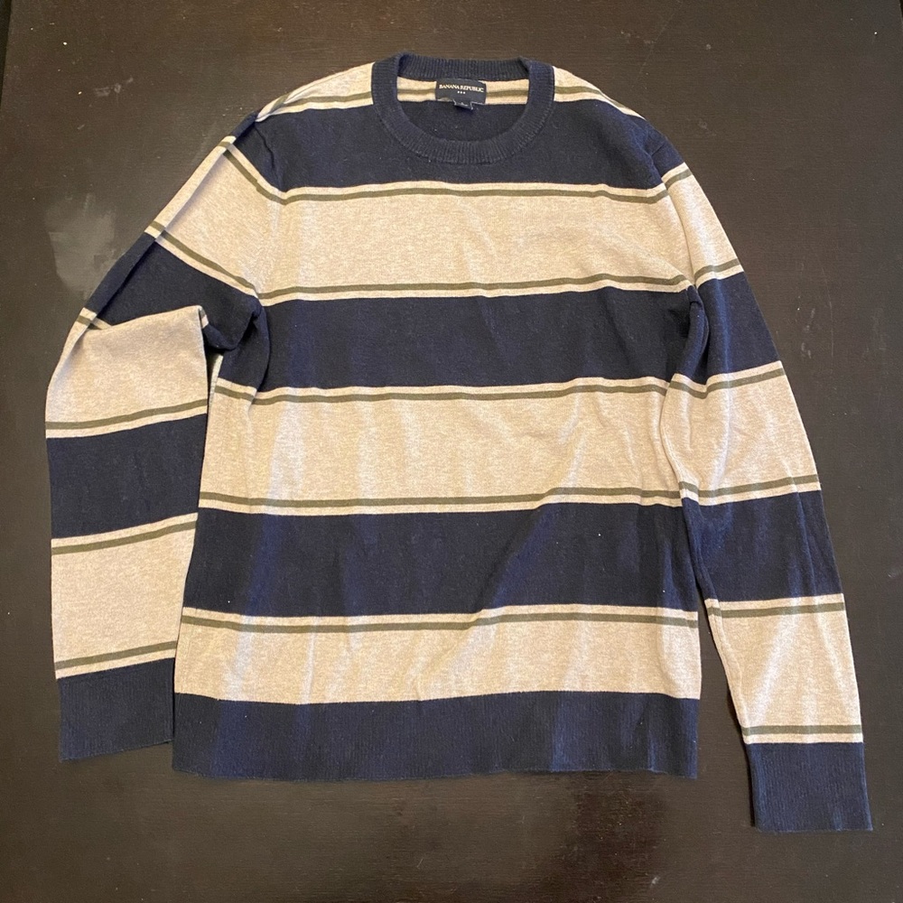 BANANA REPUBLIC Men’s Striped Sweater